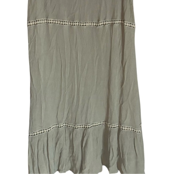 Venus. Olive Casual Tank Summer Dress. Size Large. - Picture 6 of 10